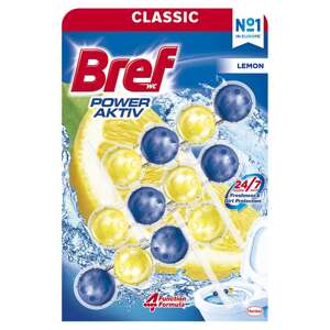 Bref Power Active Osviežovač toalety Citrón (3x50g)