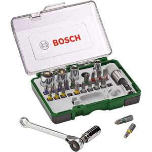Bosch 2607017160 27-dielna sada bitov a nástrčných kľúčov