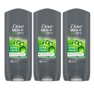 Dove Men+Care sprchový gél Extra Fresh 3x400ml
