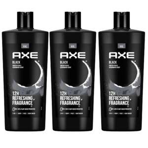 Pánsky sprchovací kúpeľ Axe Black 3x700ml
