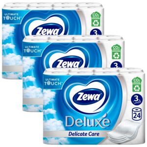 Zewa Deluxe Delicate Care 3 Ply Toaletný papier 72 roliek
