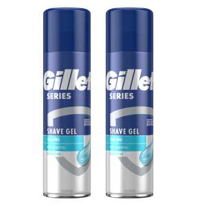 Gillette Series Chladivý gél na holenie s eukalyptom 2x200ml