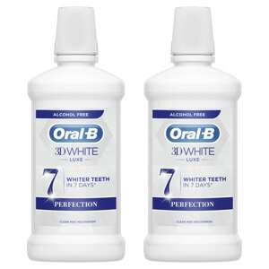 Ústna voda Oral-B 3D White Luxe Perfection 2x500 ml