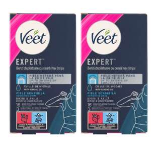 Veet Expert Cold Resin Strips pre citlivú pokožku 2x16ks