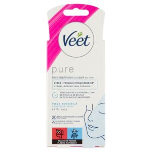 Veet Pure Chladivé voskové pásky na tvár pre citlivú pleť 20 ks