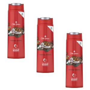 Old Spice Bearglove Pánsky sprchový gél a šampón 3x400ml