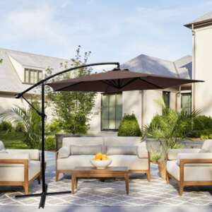 SmileHOME by Pepita Havana sklápací záhradný slnečník 3m - brown