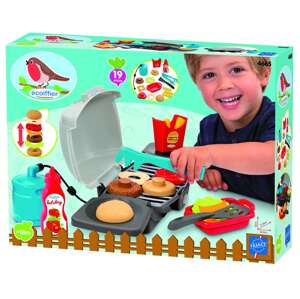 Ecoiffier Záhradný Grilovací Set - šedý