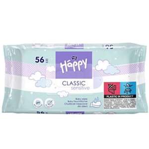 Bella Baby Happy Classic Sensitive Vlhčené obrúsky 56 ks