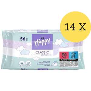 Bella Baby Happy Classic Sensitive obrúsky 14x56ks