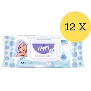 Bella Baby Happy Aqua Care obrúsky 12x56ks