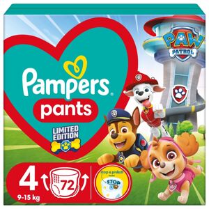 Pampers Pants Plienky 9-15kg Maxi 4 (72ks) Paw Patrol