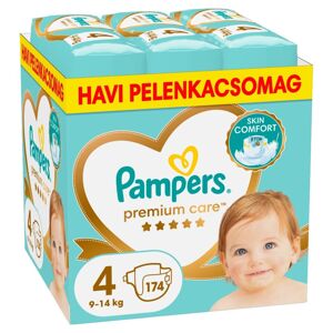 Mesačné balenie plienok Pampers Premium Care 9-14kg Maxi 4 (174ks)