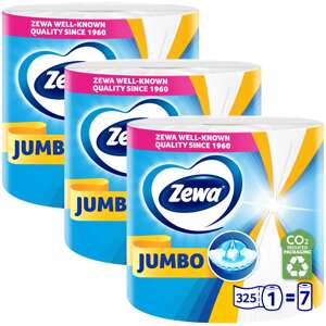 Zewa Jumbo 2-vrstvový papierový uterák 3x1 rolka