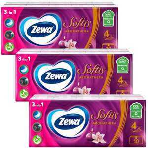 Zewa Softis 4-vrstvové papierové vreckovky - Aromathera 30x9ks (270ks)