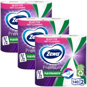 Zewa Premium Extra Long 2-vrstvové papierové uteráky 3x2 rolky