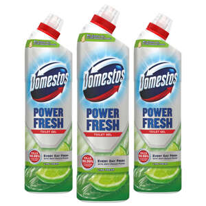 Domestos Power Fresh Čistiaci gél na toalety Limetka 2x700ml