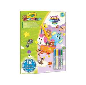 Crayola: MiniKids Čarovné zvieratká obrovská omaľovánka sada so 4...