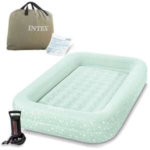 Cestovná nafukovacia posteľ Intex Kidz + pumpa + prenosná postieľ...
