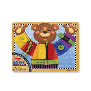 Drevená plyšová hračka na obliekanie - Melissa & Doug