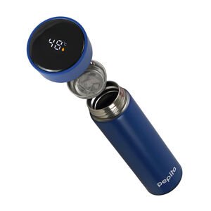 Termoska Pepita SMART s LCD displejom teploty 500 ml - biela
