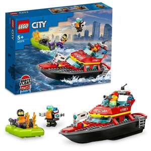 LEGO® City – Hasičský záchranný čln 60373, 144 dielikov