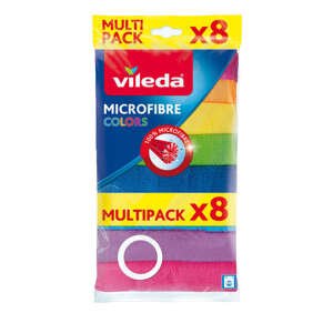 Vileda color 8-farebné mikrovláknové utierky