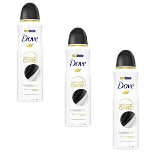 Dove Advanced Care dámsky antiperspirant deodorant Invisible Dry 3x200ml