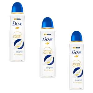 Dove Advanced Care dámsky antiperspirant deodorant Original 3x200ml