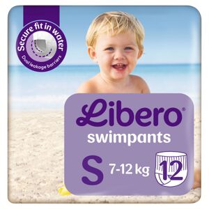 Libero Plavecké nohavičky Plavecké plienky 7-12kg S Mini 12ks