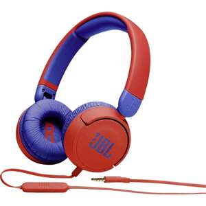 Detské káblové slúchadlá JBL JR310RED, červeno-modré