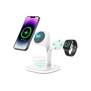 Boost 5 v 1 Bezdrôtová Nabíjacia Stanica MagSafe, Biela