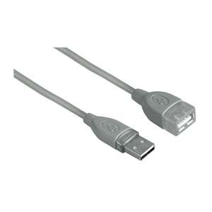 Hama USB 2.0 predlžovací kábel Grey 45027