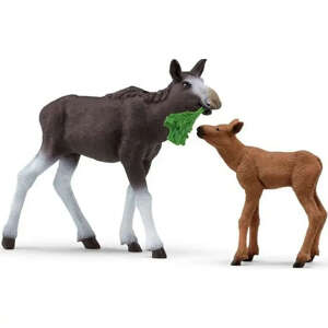 Figúrka Schleich, Elk s mláďaťom, 11 x 9 x 7 cm