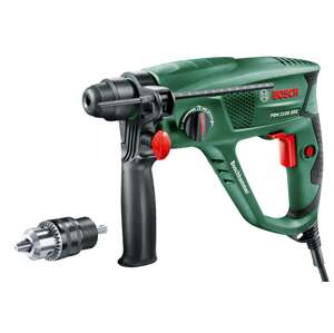 Bosch PBH 2100 SRE Vŕtací kladivo + Vŕtací skľučovadlo v kufríku...