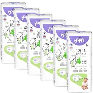 Mesačné balenie plienok Bella Happy 8-14kg Maxi 4 (264ks)