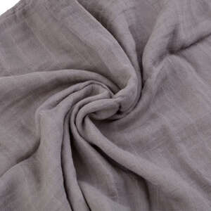 P&amp;M Bambusový mušelín 2ks 120×120 cm - Misty Grey Planes
