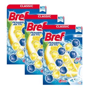 Bref Power Active Osviežovač toalety Citrón 9x(3x50g)