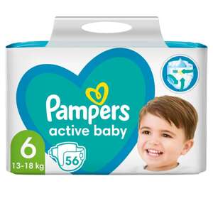 Pampers Active Baby Giant Pack 13-18kg Junior 6 (56ks)