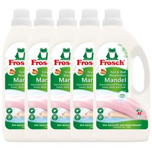 Frosch Mandľový tekutý prací prostriedok 5x1,5L - 150 praní