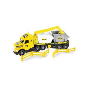 Wader Magic Truck Technic - Svietiaci kamión s kontajnermi 80cm