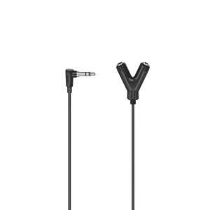 Hama Adapter audio, jack 2 x 3,5 mm, stereo