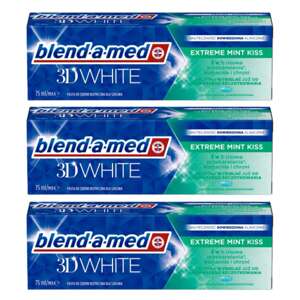 Zubná pasta Blend-a-med 3DW Extreme Mint Kiss 3x75ml