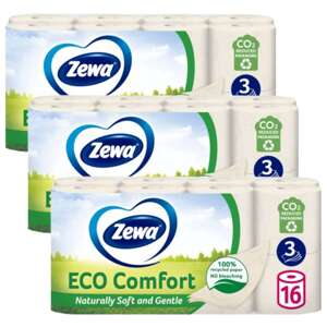 Zewa Eco Comfort 3-vrstvový toaletný papier 3x16 roliek