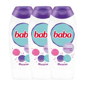 Detský sprchovací kúpeľ Sladká mandľová vôňa - Macaron 3x400ml