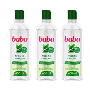 Detský šampón s výťažkom zo zeleného čaju na mastné vlasy 3x400ml