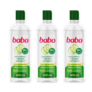 Detský šampón s výťažkom z uhorky pre tenké vlasy 3x400ml