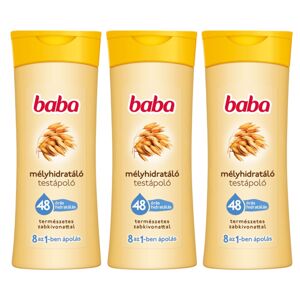 Detské hĺbkovo hydratačné telové mlieko 3x400ml