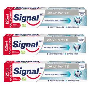 Signal Family Daily White zubná pasta 3x125ml