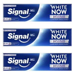 Signal Zubná pasta White Now 3x75ml
